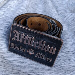 Affliction belt mens Affliction Denim Killers RARE